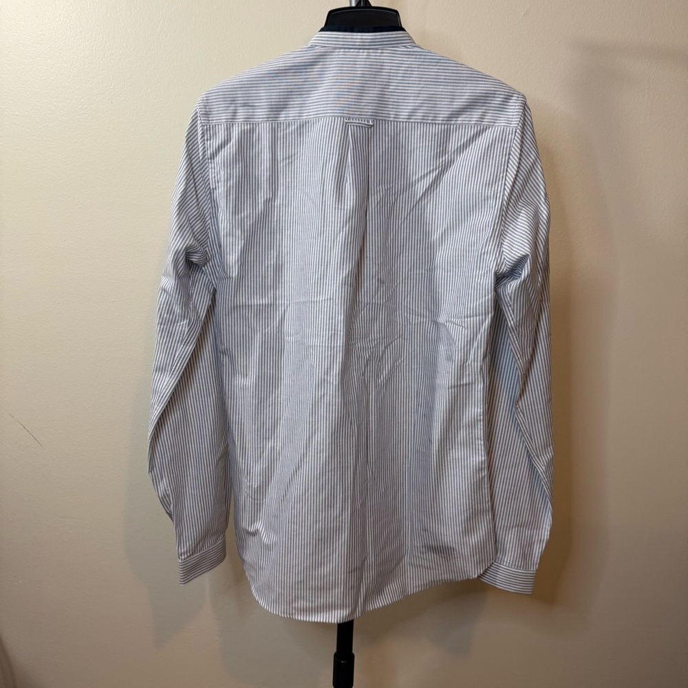 The Kooples Light Blue Striped Button Down Shirt - Picture 10 of 12